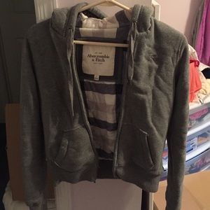 Thick lined Abercrombie Zip Up