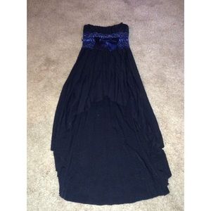 Black high low dress ▪️◾️⬛️