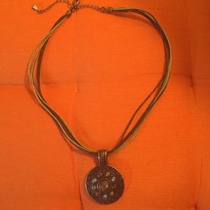 Lia Sophia Medallion Necklace