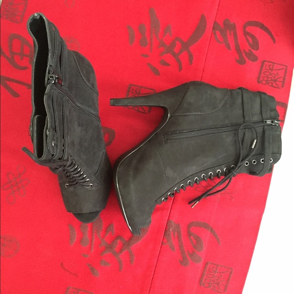 Sexy Lace Ip Boots For Sale, Size 10
