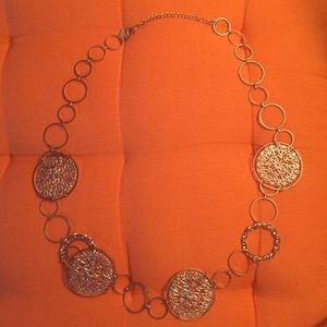 Gold Circle Necklace