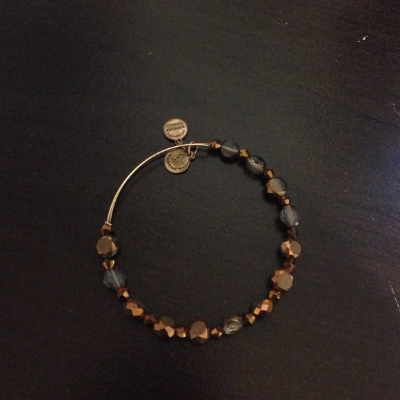 Alex and Ani shimmering brown bead