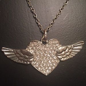 Heart with Wings Necklace