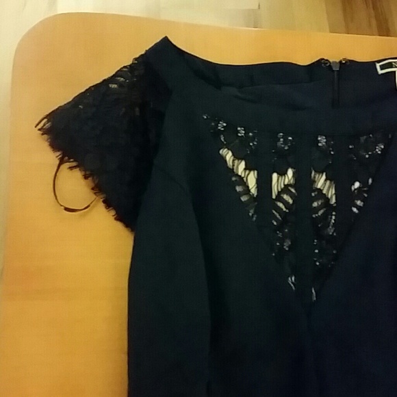 Royal Blue Lace Dress - Picture 4 of 4