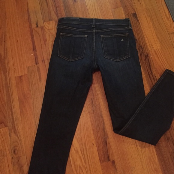 Rag & Bone Dark Wash Skinny Jeans