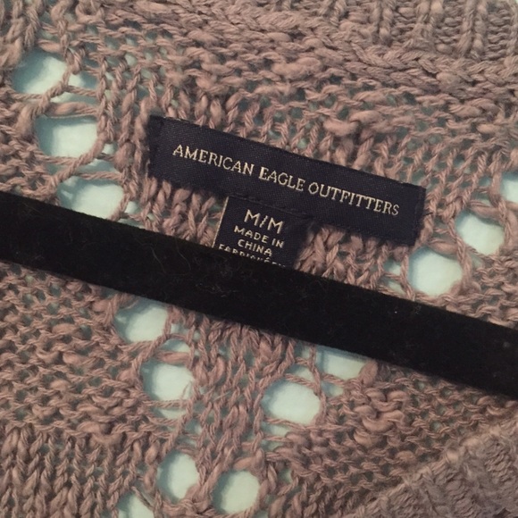✨SOLD✨ American Eagle Gray Sweater - Picture 3 of 4