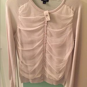 Ann Taylor Taupe Cardigan