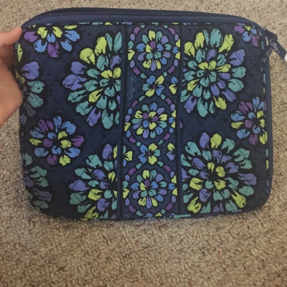 Vera Bradley Laptop Sleeve - "Indigo Pop"