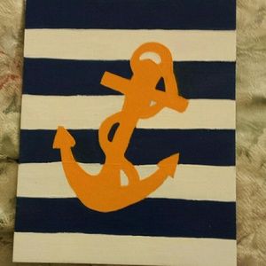 Hand Painted Anchor Picture