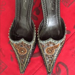 Classy, Unique Mules For Sale, Size 10
