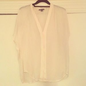VINCE Dolman-Style Silk Top