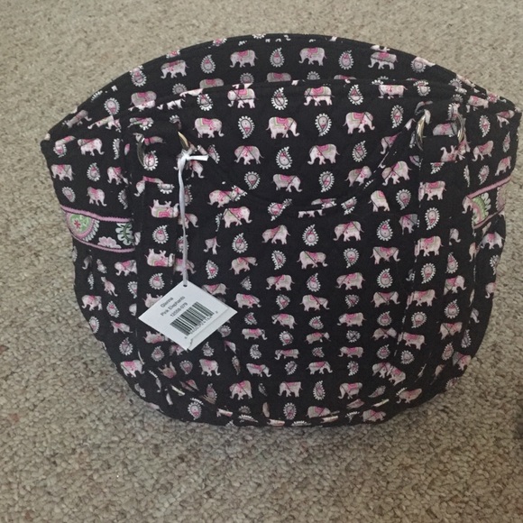 Vera Bradley Tote Bag in Pink Elephants