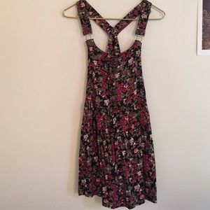 Floral Kimchi Blue overall dress with pockets