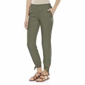 Olive green dressy jogger pants