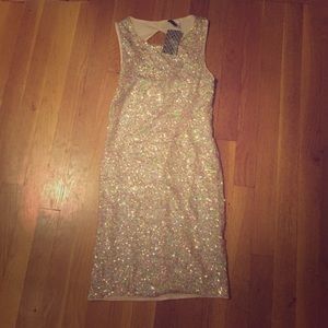 Silver Sequin H&M Dress