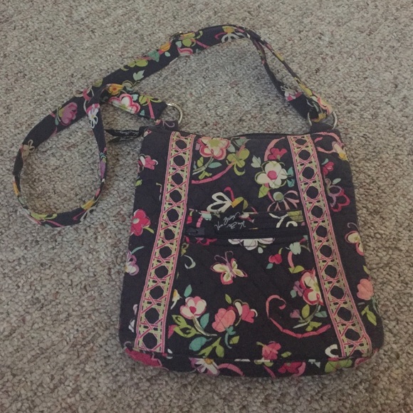Vera Bradley Medium Crossbody - "Ribbons"