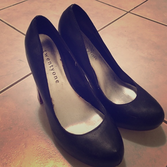 Black heels