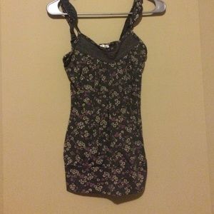 Flowered tank top