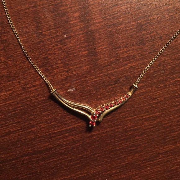 Garnet necklace