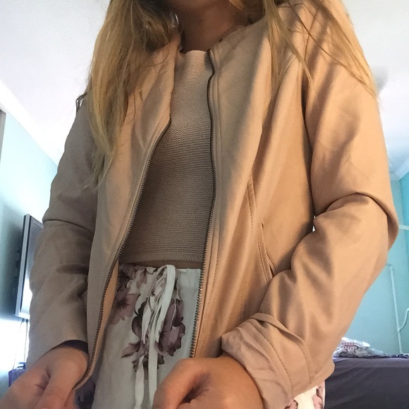 vegan leather jacket
