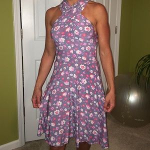 Free people wrap neckline dress!