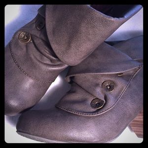 Bootie- Grey Blowfish- worn once