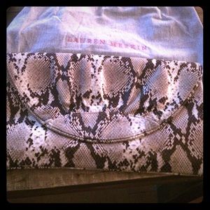 Lauren Merkin Python Clutch