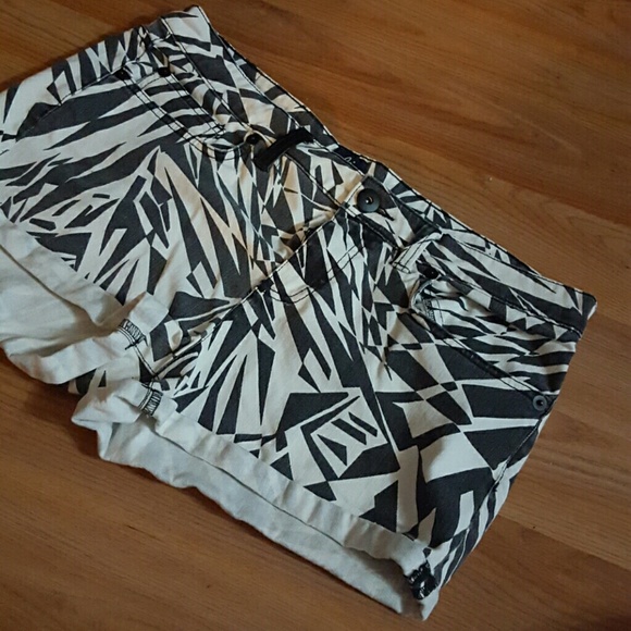 Fashionable Zebra print shorts