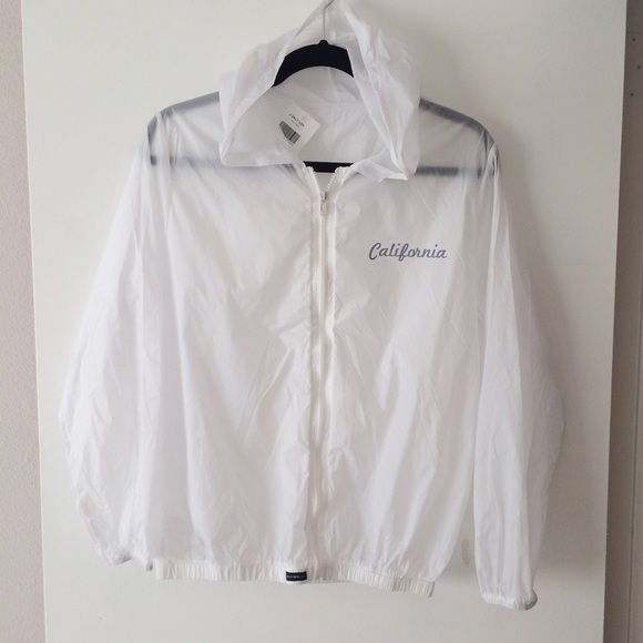 Brandy Melville Jackets & Blazers - BNWT California wind breaker + 20 stickers