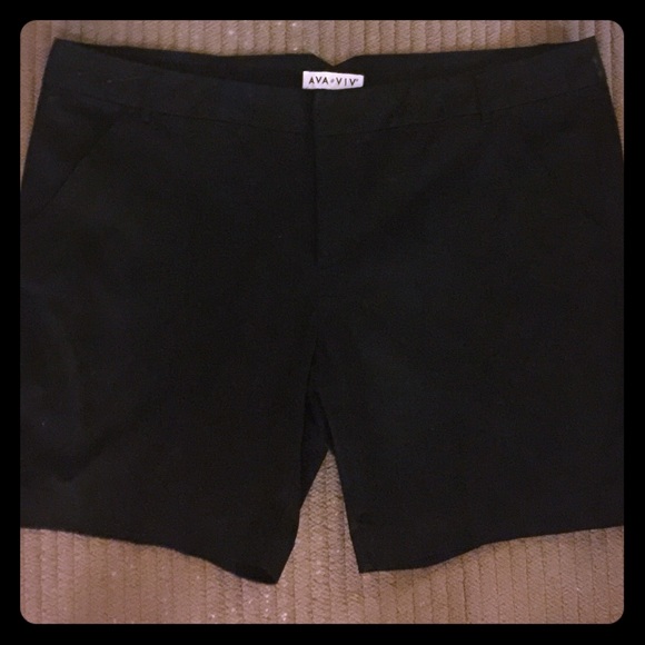 Ava & Viv Black Bermuda Shorts
