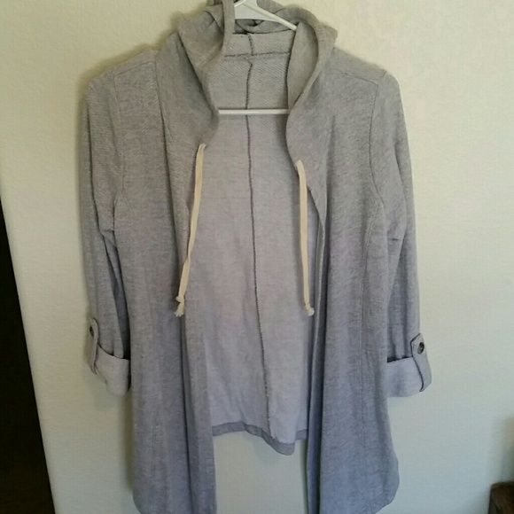 Light Grey Cartigan with Hood - Picture 1 of 2