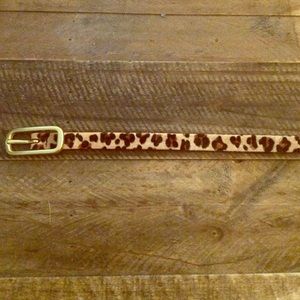Thin leopard belt from jcrew