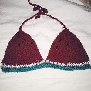 Handmade Watermelon Crochet Top ✨🍉