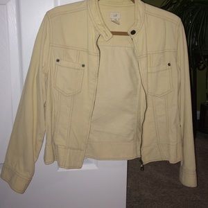 Authentic J Jill cream corduroy jacket