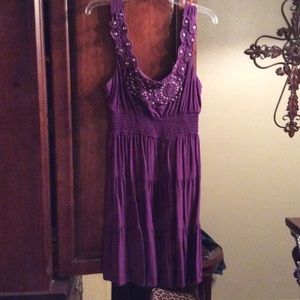 B.Smart Purple Dress
