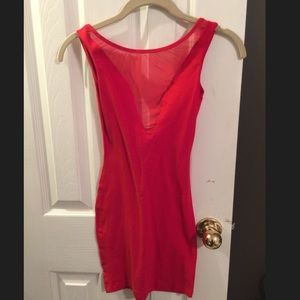 American apparel little red dress
