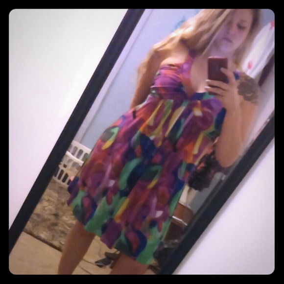 Calvin Klein water color dress