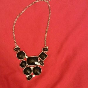 Black and silver necklace
