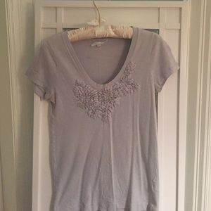 jcrew embroidered t-shirt