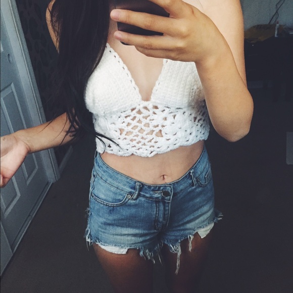 Handmade Crochet Lace Top ✨