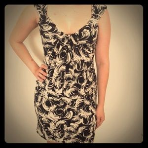 🎉❤️DROP!!Maggy London Black&White Abstract Dress