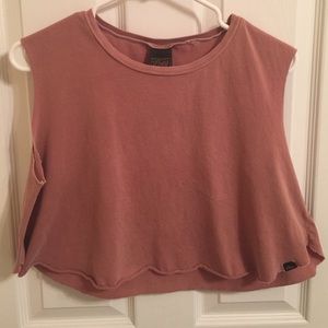 OBEY Cut Off Muscle Crop Top