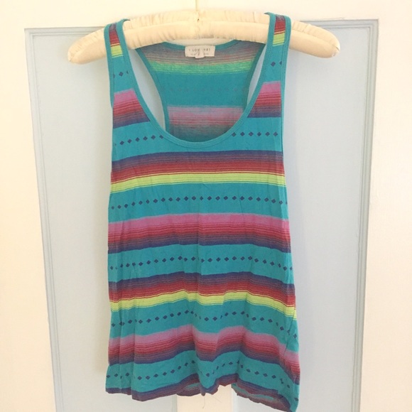 patterned racerback tank