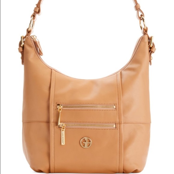 Giani Bernini leather hobo bag in Nut