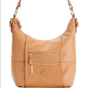 Giani Bernini leather hobo bag in Nut