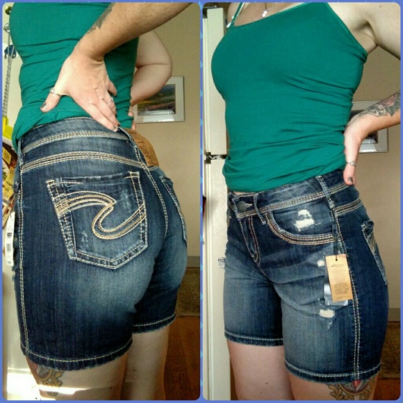 Silver Jeans Denim - Silver Jeans High Waist Shorts