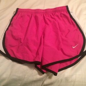 Pink nike shorts