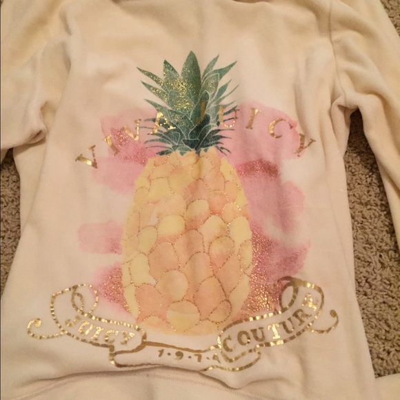 White Juicy Couture Hoddie