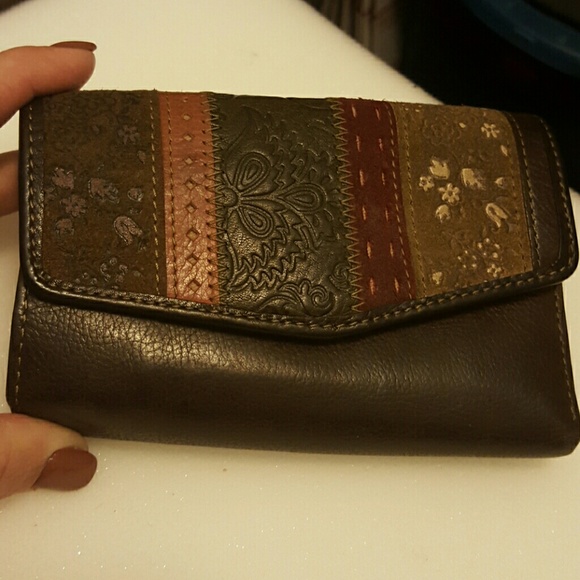 Brown Fossil wallet