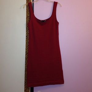 Bodycon red dress